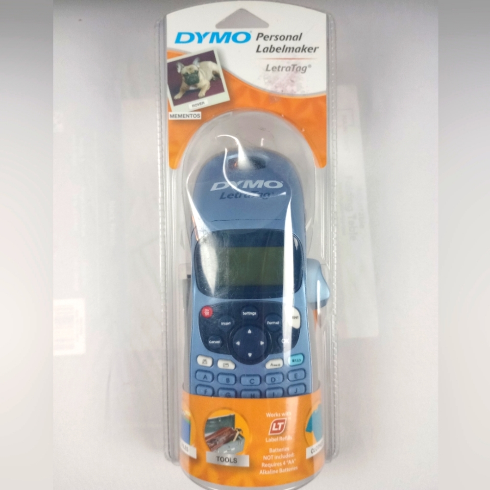 Dymo LetraTag Handheld Personal Labelmaker Blue New